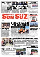 SİİRT’TE SON SÖZ