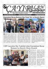 ÇAYIRALAN HABER