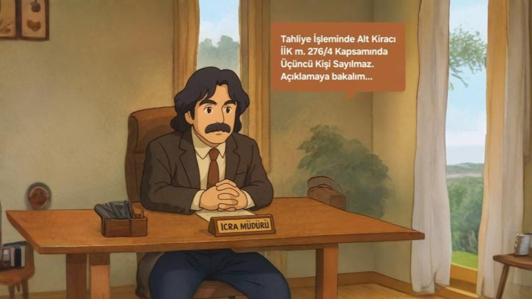 Tahliye İşleminde Alt Kiracı İİK m. 276/4 Kapsamında Üçüncü Kişi Sayılmaz